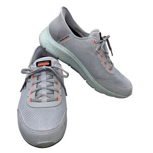 SKECHERS Performance Hands Free Slip-Ins Go Walk Flex Waterproof Men‎ Sz 13 Gray